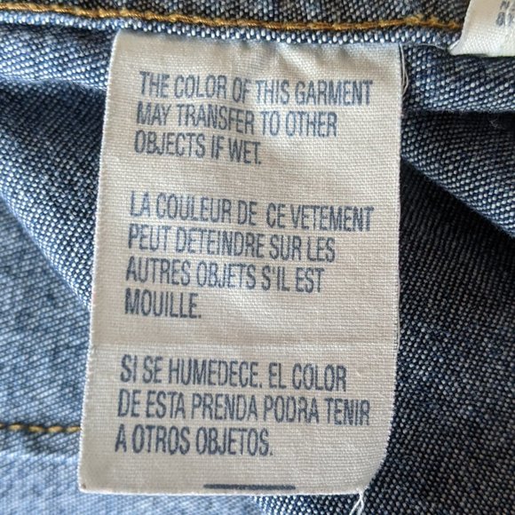 Vintage Tommy Hilfiger Women's Denim Button Shirt - Picture 8 of 10